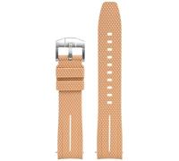 QSYJCCXD Universal 20mm Watch Strap Men Women Rubber Quick Release Watch Band Curved End WatchBands