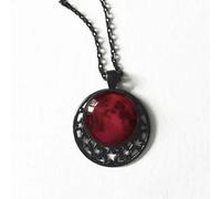 QSYJCCXD Vintage 925 Silver Gemstone Necklace Pendant Chocker Necklace Earrings Jewelry-#4