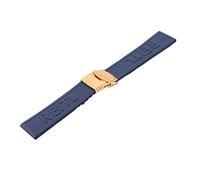 QSYJCCXD Watch Accessories Suitable For Series Silicone Strap 22 24mm Folding Clasp Men Women Watch Straps