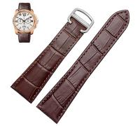 QSYJCCXD Watch Strap For Tank Calibre Series Genuine Leather Mechanical Watch Men And Women 20mm 22mm 23mm 25mm Watch Band