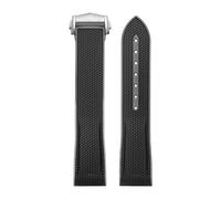 QSYJCCXD Watchband For Omega X Swatch MoonSwatch Sport Silicone Rubber Strap 20mm Seamaster 300 Diving AT150 Curved End Watch Strap