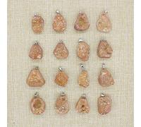 QSYJCCXD Zircon White Crystal Bud Necklace Pendant, Earrings,Gold-Color
