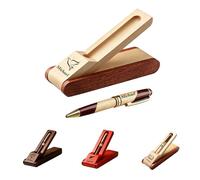 QSZ Custom Wooden Ballpoint Pen Gift Set Engravable with Names Text and Designs Personalized Gift for Men Women Friends Family Colleagues Mentors (Wooden Ballpoint Pen Sets)