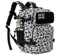 QT&QY 25L Military Tactical Backpacks For men Survival Army Laser cut Molle Daypack small EDC Bug Out Bag Gym Rucksack With Dual Cup Holders medical Rucksack Leopard