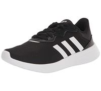 adidas Women's QT Racer 3.0 Shoes, Core Black/Cloud White/Almost Pink, 4 UK