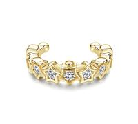 QTANZIQI 1pc Ear Cuff Color Circle Fashion Hoop Earrings Tiny Clip Ear for Women Girl