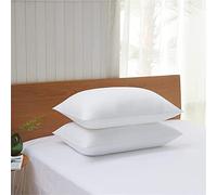 QTANZIQI 5 Star Hotel Bed Pillows For Sleeping Microfiber Pillow Neck Spine Protection Pillow Slow Rebound Cotton Cover (Color : D, Size : 50x70 cm)