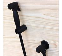 QTANZIQI Bidet Faucets Brass Wall Handheld Shower Spray Head Wc Asiento Sprayer Cover Toilet Portable Seat Nozzle Cleaner Muslim Toilet Set C