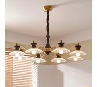 QTANZIQI French Retro Medieval Chandelier, Vintage Lighting Antique Classic Light Fixture, Decor Rustic Country Lighting, Historical Fixture,8 heads