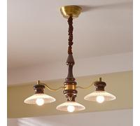 QTANZIQI French Retro Medieval Chandelier, Vintage Lighting Antique Classic Light Fixture, Decor Rustic Country Lighting, Historical Fixture,3 heads