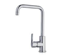 QTANZIQI Kitchen Faucet Hot and Cold Kitchen Sink Wash Vegetable Pot Faucet Alloy 7 WordsPlating Processer