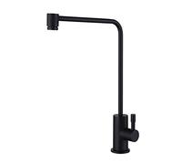 QTANZIQI Kitchen faucets, Drinking Water Faucet 360 Single Cold Filtered,Chrome A(Nero)