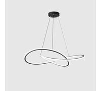 QTANZIQI Led Minimalist Full Spectrum Light, Ceiling Lamp,Creative Dining Room Main Chandelier,for Table Bar Lighting Fixture/60Cm