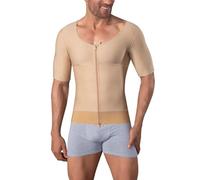QTANZIQI Mens Girdle Shapewear Hook-and-eye Zipper Closure Male Abdominal Cosmetic Surgery Compression Vest