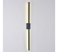 QTANZIQI Minimalist Linear Wall Sconce Light Fixture for Living Room Bedroom Long Strip Wall Mount Lamp with Hardwired Indoor Wall Wash Lights for Elegant Ambiance