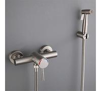 QTANZIQI Muslim Shower Bidet Hot and Cold Toilet Flusher Spray Head Faucet Suit Body Cleaner Small Shower Anal Cleaning Ass Bidet B2