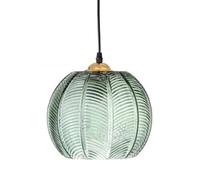 QTANZIQI Nordic Retro Style Hanging Light,E27 Light Source Single-Head Chandelier,Creative Spherical Green Glass Pendant Lamp Lampshade,Restaurant Coffee House Hotel Decorative Lighting Fixtures