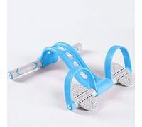 QTANZIQI Pedal Resistance Band Multifunction Leg Exerciser Sit-up Bodybuilding Expander Elastic Pull Rope Training Equipment Elastic Sit Up Pull Rope with Foot Pedal Abdominal Exerciser