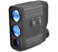 QTANZIQI Portable Binoculars Handheld Range Finder - 1500 Meters Monocular Telescope Golf Range Finder with Flag-Lock Distance Fog Speed Continuous Measurement, 7 Times HD Lens Three-Hole Structure