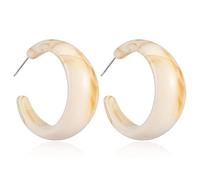 QTANZIQI TXCLTS Acrylic Earrings Female Large retro geometric surround The Summer Sun Charming Swinging female Jewelry evening