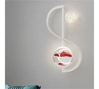 QTANZIQI Wall Lamps Sconces Wall lamp, 10w Cloud Shape Liquid Motion Sand Lamp, Trichromatic Dimming 3D Hourglass Lamp, Moving Sand Art Picture Round Glass, Relaxing Calming Desert Star Sea Desk