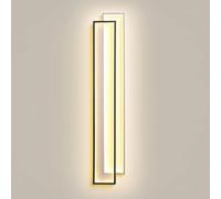 QTANZIQI Wall Sconce LED Wall Mount Light Geometric Linear Wall Lamp, Minimalist Wall Lighting Fixtures,Luxury