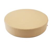 QTANZIQI Waterproof Outdoor Seat Cushion 45cm Round Garden Chair Pad Thick Soft Cushion Dirt-Resistant Easy to Clean Beige Perfect for Patio & Deck Furniture