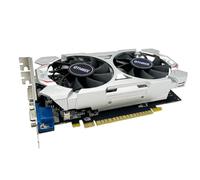 QTHREE GTX 750 Ti 4GB 128-bit Graphics Card, Dual Fans, HDMI, VGA, DVI, Low Profile Graphics Cards PC, Computer GPU, Low Power, PCI Express x16, DirectX 12