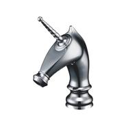 QTHWB Bathroom Faucets Gold Brass Single Handle Basin Cold Hot Mixer Tap ,Faucet Kitchen taps for Sink