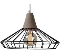 QTHWB Cement Chandelier Restaurant Loft Nostalgic Pendant Lamp Retro Cafe Bar Table Industrial Iron Island Ceiling Lights Bedroom Bedside Hanging Light(30 * 25cm)