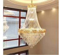 QTHWB Chandeliers Light Luxury Duplex Building Crystal Chandelier Engineering Hall Light Building Middle Floor Villa Living Room Large Chandelier,Luxury