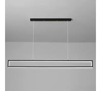 QTHWB Dining Rectangular Dimmable Metal Art Deco Pendant Light Living Room Kitchen Island Home Ceiling Hanging Lamp,Chandelier