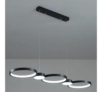 QTHWB Dining Table Strip Chandelier Metal Ring Pendant Light Home Kitchen Island Ceiling Hanging Lamp,for Various Rooms