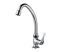 QTHWB Faucet Sink Chrome Solid Brass Double Handles Spout Cold and Hot Water Kitchen Mixer Filter Tap Thriving