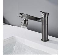 QTHWB Faucets, with Degree Swivel Bathroom Vanity Sink Faucet, High and Low Adjustable, 2 Water Outlet Modes, Basin Mixer Tap for econ Thriving