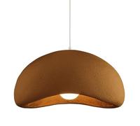 QTHWB French Minimalist Chandelier, Base Ceiling Fixtures,Creative High-Density Polystyrene Pendant Lamp Lampshade,Living Room Study Corridor Decorat Hanging Light