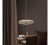 QTHWB Gold Acrylic Foyer Chandelier High Entryway Staircase Single Pendant 3 Light Flowers Leaf Cluster Ceiling Hanging Lamp for Kitchen Island Bedroom Dining Room Made in China