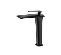 QTHWB Hole Single Handle High Basin Mixer Tap Hot and Cold Water Lavatory Aerator Bathroom Vessel Sink Faucet Brass Vanity Econo Thriving