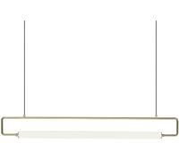 QTHWB Industrial Linear Kitchen Pendant Light Long Slender Tube Hanging Light Fixtures Black Island Mid Century Gold Chandelier,for Various Rooms