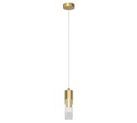 QTHWB Industrial Personalized Copper Long Strip Small Pendant Lights Ceiling Hanging Lamp in Bedroom Bedside Living Room Bar Loft Indoor Decoration Chandelier