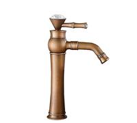 QTHWB Kitchen Taps Mixer Single Handle Retro Cold Hot Water Mixe Tap for Cloakroom Basin Sink and Bathroom Faucet Thriving