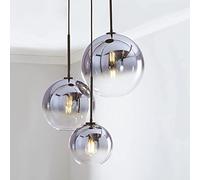 QTHWB - Loft Pendant Light Gradient Glass Hanging Lamp Ceiling Lamps Kitchen Chandelier Dining Living Room Decorate,Luxury