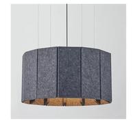 QTHWB Nordic Felt Led Pendant Lights Living Dining Room Chandeliers Lighting Home Decor Bedroom Lamparas Hanging Lamp Office Luminaria(3 light effects,B-d60cm)