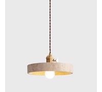 QTHWB Nordic Pendant Light Natural Stone Hanging Lamp Small Chandelier Ceiling Fixture Single Head Kitchen Island Lights Suspended Lamps for Dining Room Bedroo