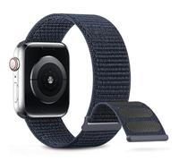 QTHWB Nylon Sport Band Compatible with Band 38mm 40mm 41mm 42mm 44mm 45mm Women Men Braided Strap Compatible for iWatch Series 9/8/7/6/5/4/3/2 SE