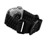 QTHWB Paracord Band Compatible with 42mm Men Women,Breathable Braided Nylon Strap Sport Outdoors Wristbands for iWatch 2/Ultra Series 1 SE