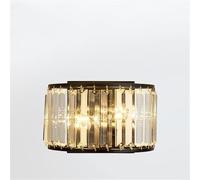 QTHWB PendantLight, Chandelier Crystal Luxury Pendant Lamp Compatible with Living Room Dining Kitchen Villa, Chandelier(Rectangle 80cm,Warm)