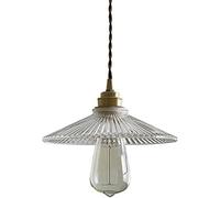 QTHWB Retro Pendant Glass Hanging Height Adjustable Chandelier Suitable Compatible with Tea Room Kitchen, Bedside, VAintage Farmhouse,Ceiling Light