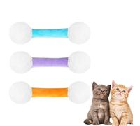 Qtip Cat Toy, 2025 New Q Tip Cat Toy, for Indoor Pets, Giant Cotton Interactive Kitty Kick Sticks, Sturdy Teething Chew Big Q-Tip Toy (3pcs A)