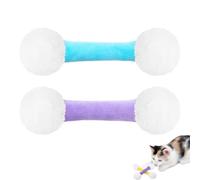 Qtip Cat Toy, Q Tip Cat Toy, Soft Plush Cats QTip Toy with Catnip, Interactive Cats Kicker for Teeth Cleaning, Interactive Kitty Kick Sticks for Cat Lovers Gift (2Pcs-A)